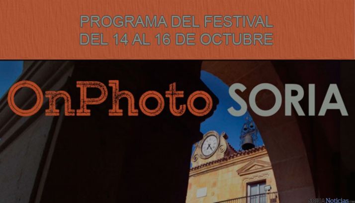Programa del Festival OnPhoto Soria los días 14,15 y 16 de octubre.