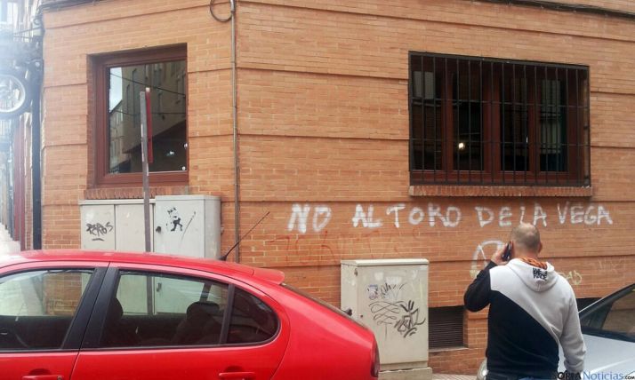 La pintada este miércoles./SN