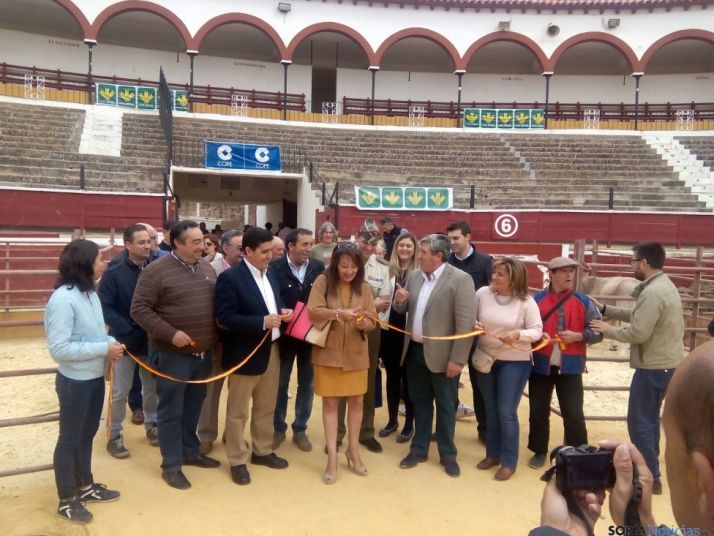 Inauguración de la VIII Feria Ganadera, Soria.
