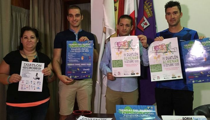 De izquierda a derecha: Eva Muñoz, Álvaro García, Iván Cuesta y Rubén Andrés.