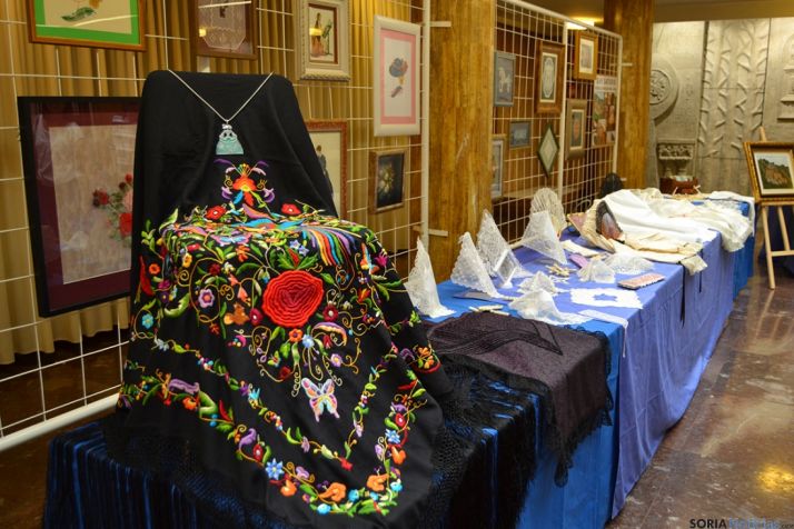 Exposición de Encajeras Leonor de Soria. /SN