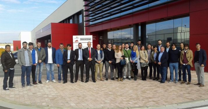 Algunos de los participantes en la jornada organizada por AJE Soria. / SN