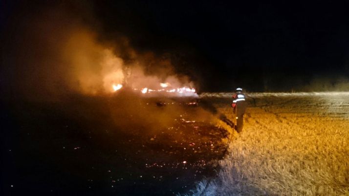 Imagen de las labores de extinción./SN