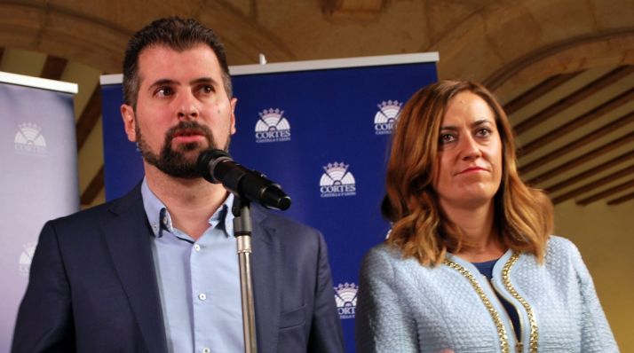 Tudanca y Barcones este viernes en Soria./SN