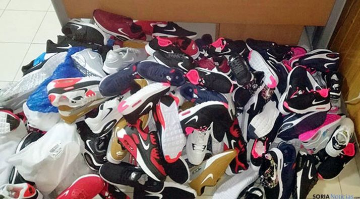 Algunas de las prendas intervenidas./GC