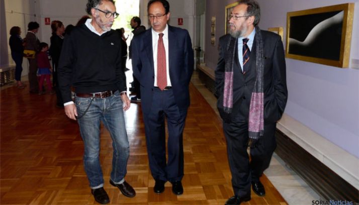 Presentación de la exposición Belleza y tiempo en el Museo Numantino de Soria.