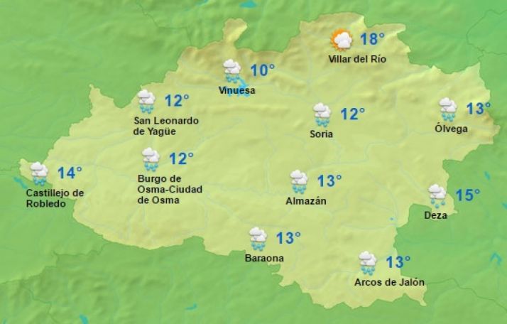 eltiempo.net-previsión 18.00 horas