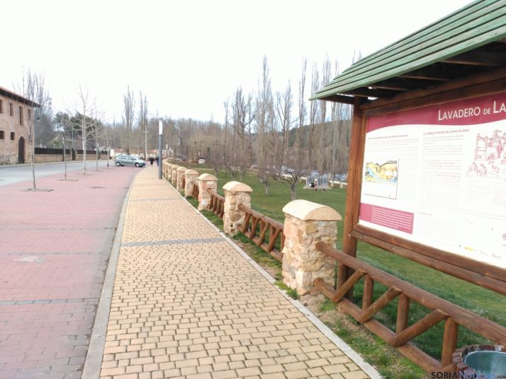 Antiguo lavadero de lanas junto al Duero.