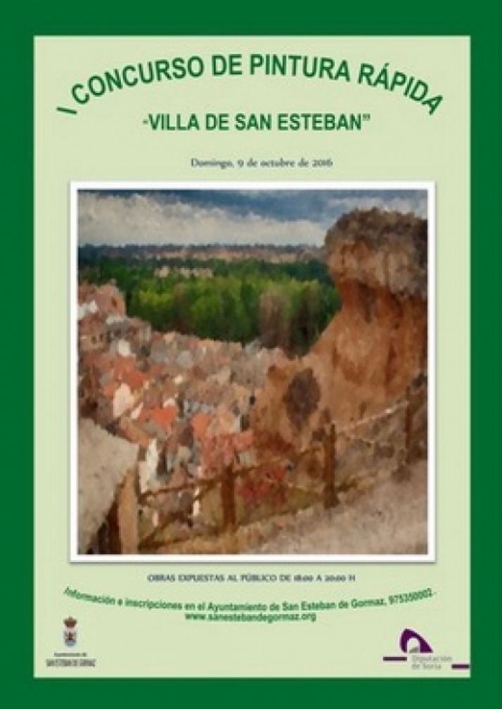 Concurso de pintura rápida en San Esteban