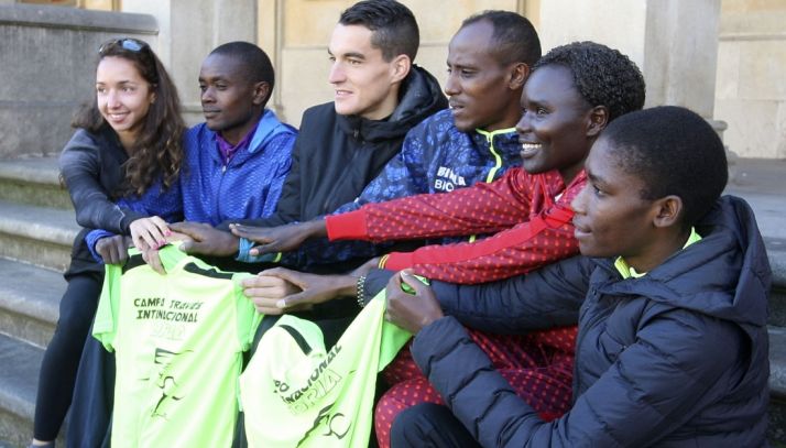 Daniel Mateo, en el centro será el corredor con más apoyos en la prueba. / SN