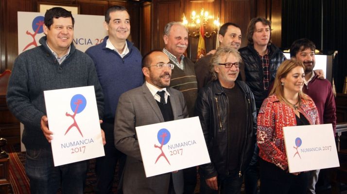 La presentación del nuevo logotipo de la efeméride del año que viene. /SN