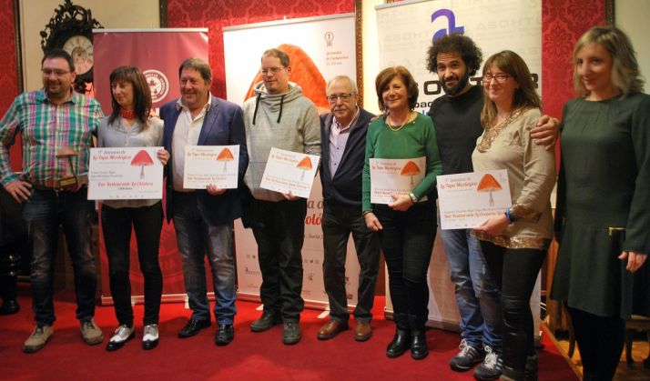 Imagen de familia de los galardonados en esta edición. / SN