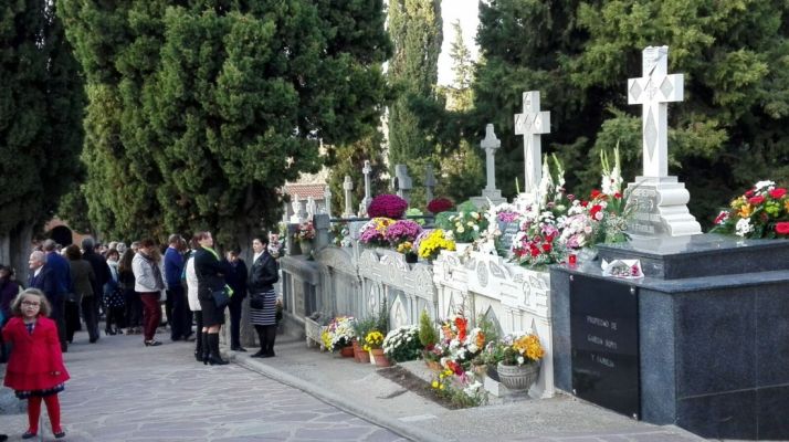 El camposanto de Ágreda este martes./SN