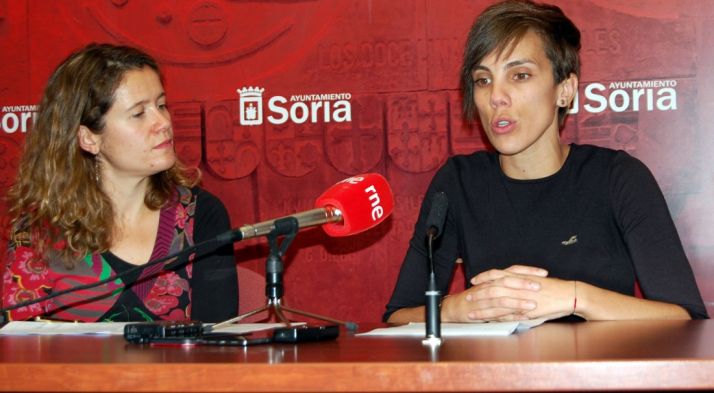 Marta Cáceres (izda.) e Inés Andrés. / Ayto.