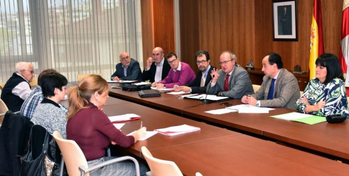 El Consejo de Salud de Área de Soria reunido este miércoles. /Jta.