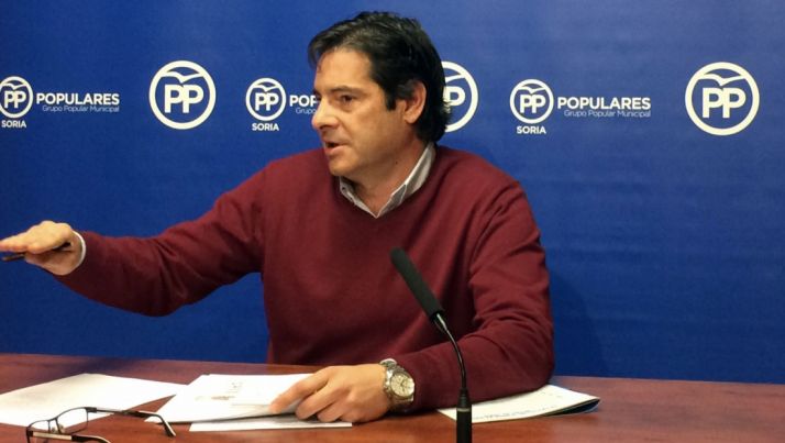 Javier Martín, este martes en rueda de prensa. 
