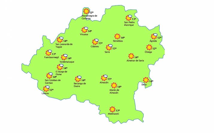 Previsión para hoy miércoles./eltiempo.es