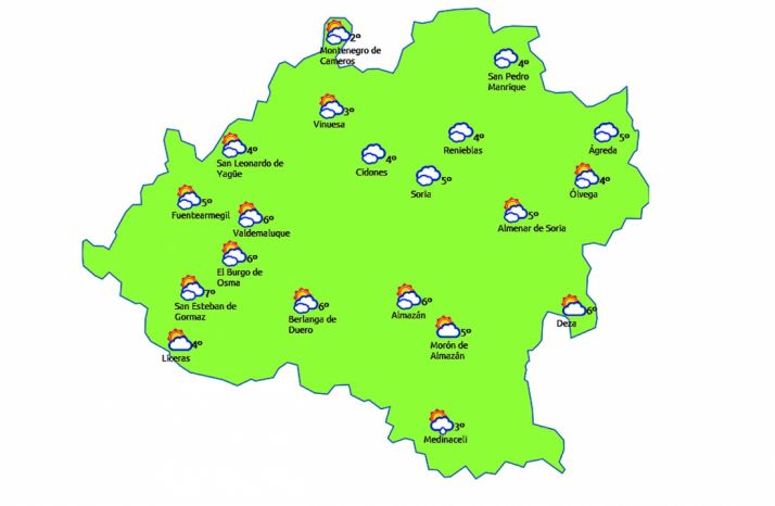 Sol a mitad del día este jueves./eltiempo.es