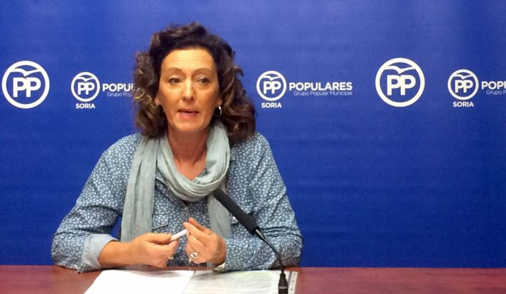 María Pérez, concejal del PP en el Ayuntamiento de Soria. 
