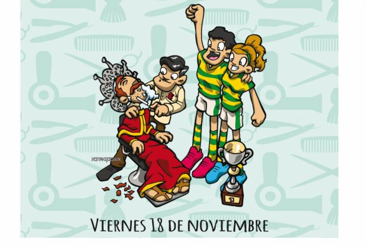 Con música y regalos.