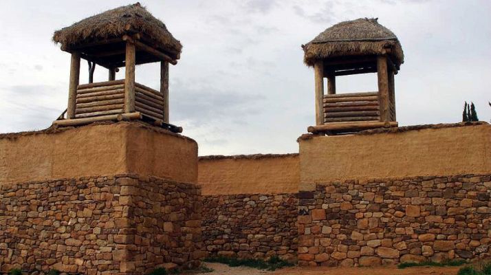 Imagen de la muralla del yacimiento./numanciasoria.es