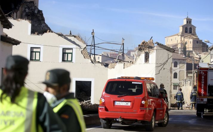 Imagen del operativo en el incendio. /SN