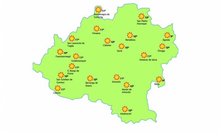 Día soleado y heladas fuertes nocturnas./eltiempo.es