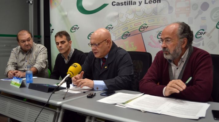 Carlos Hernando (izda.) Javier Hernando, Juan Carlos Gutiérrez y Pedro Núñez.