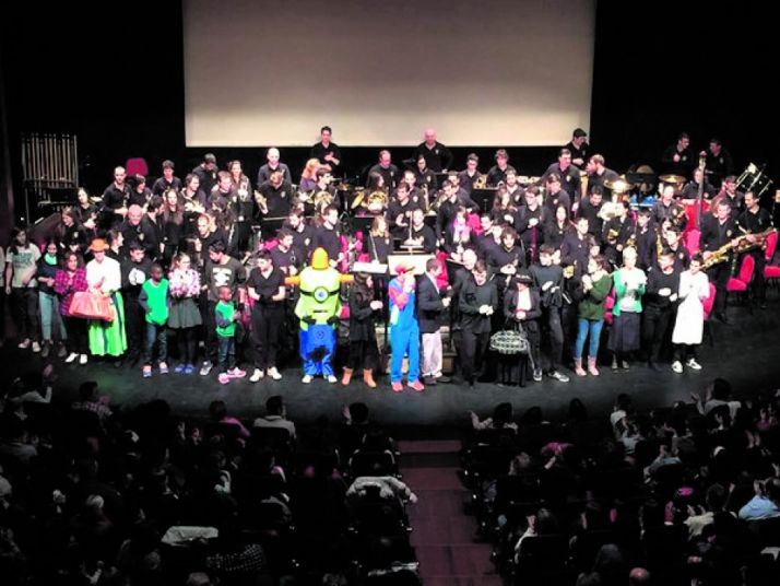 Final del concierto en una imágen de archivo. 