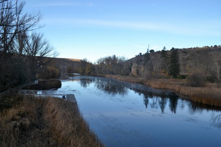 Imagen del río Duero a su paso por la capital soriana./SN
