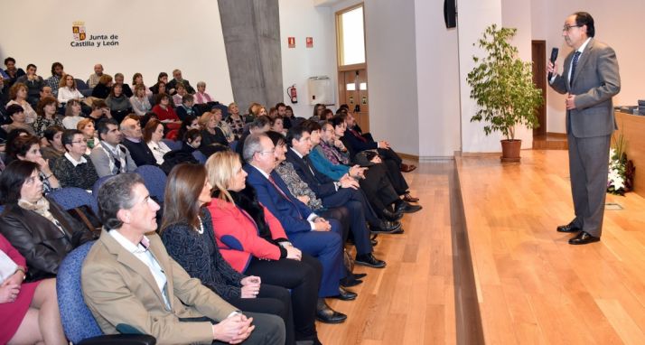 Un momento del homenaje este jueves.