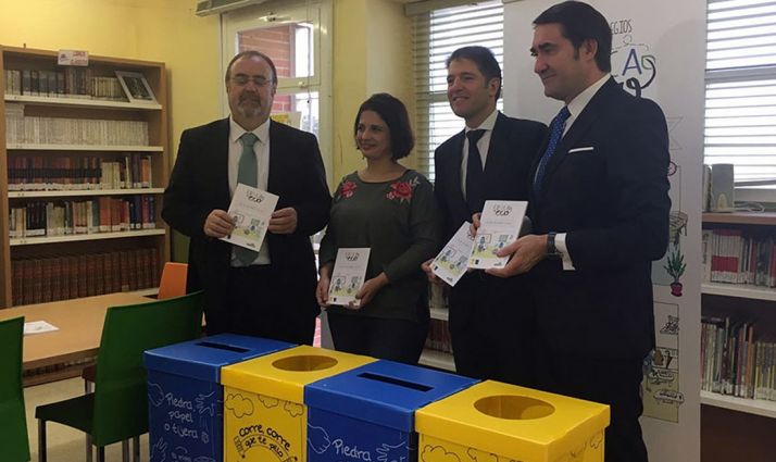 Fernando Rey, Elena Cojo, Óscar Martín y Juan Carlos Suárez-Quiñones.