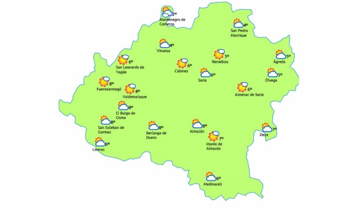 Lunes con bajada de los mercurilos./eltiempo.es