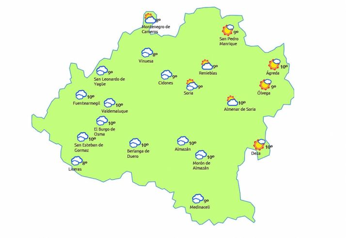 Previsiones para hoy. /eltiempo.es