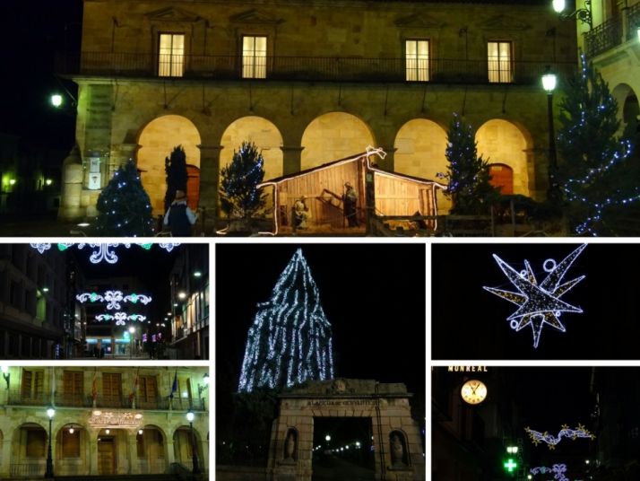 Las luces de Navidad en la capital. SN