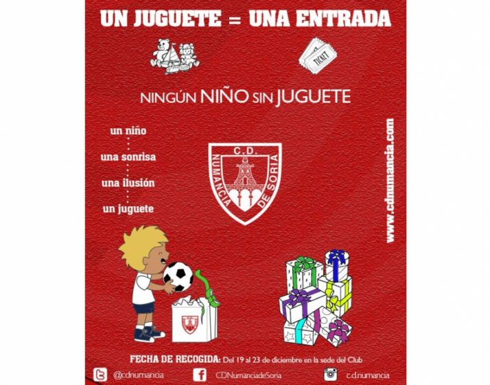 Campaña solidaria del club rojillo./CDN