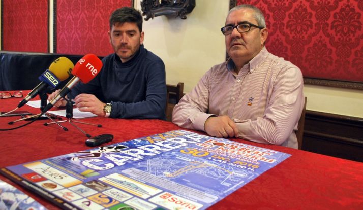 Oliver (izda.) y Vinuesa este jueves./SN