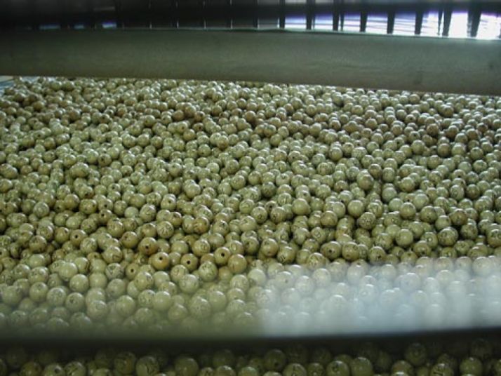 Los numeros de la suerte, en el bombo. SELAE