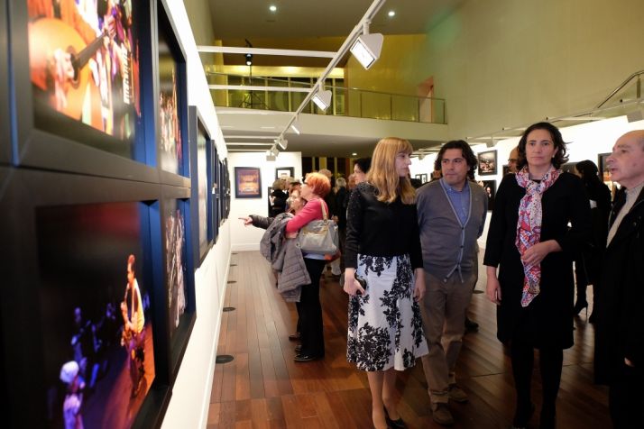 Inauguración de la exposición. /Junta