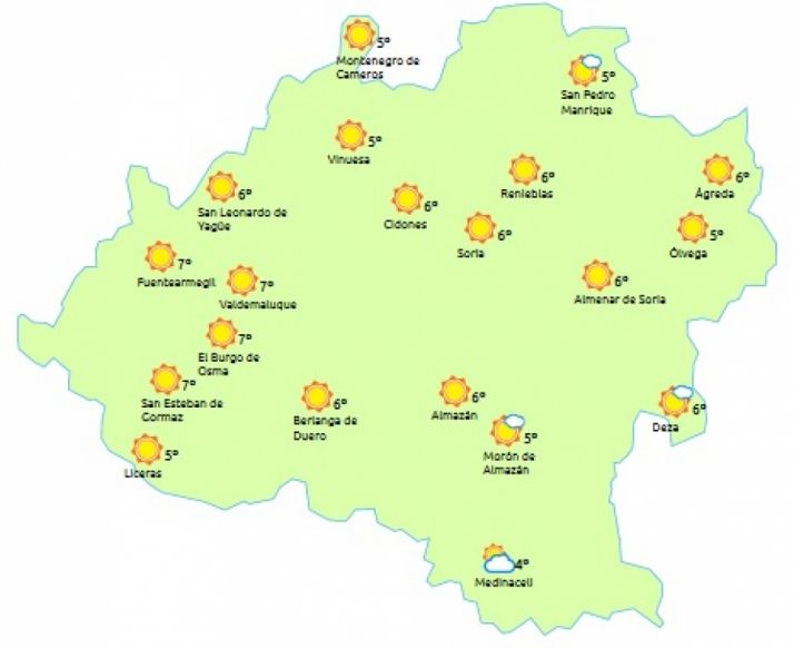 Bajan las temperaturas este domingo