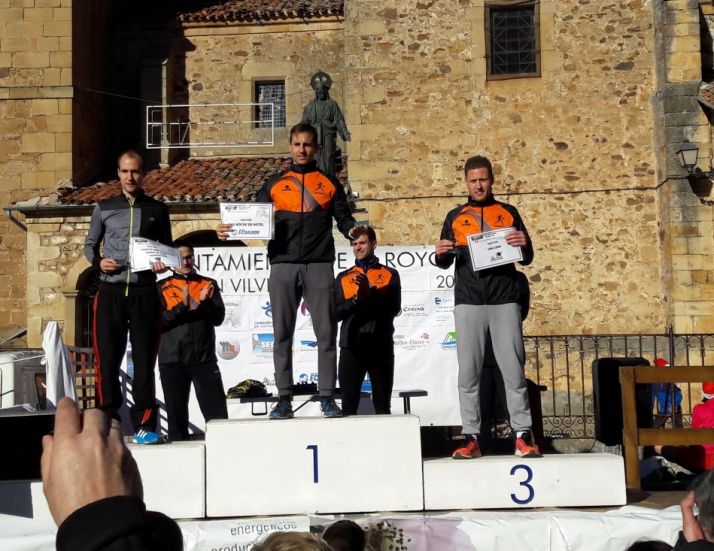 Ganadores masculinos.