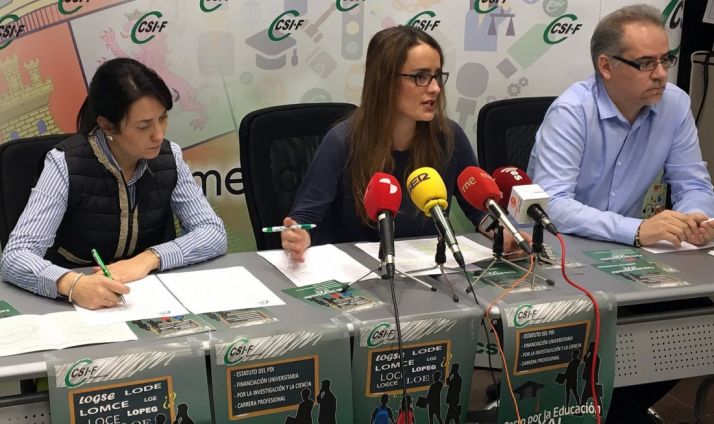 Fidalgo (izda.), Madruga y Fernández.