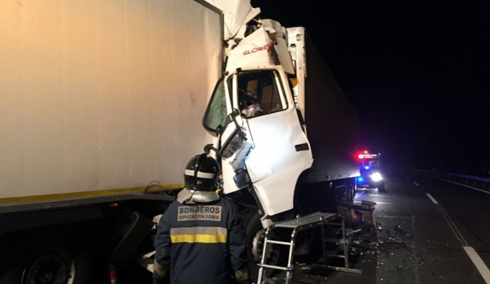El accidente se producía en el término de Somaén, pedanía de Arcos. 