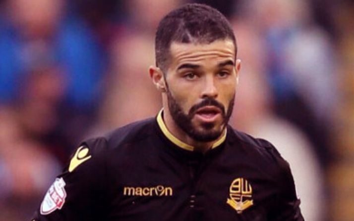 Casado, con la camiseta del Bolton./CDN