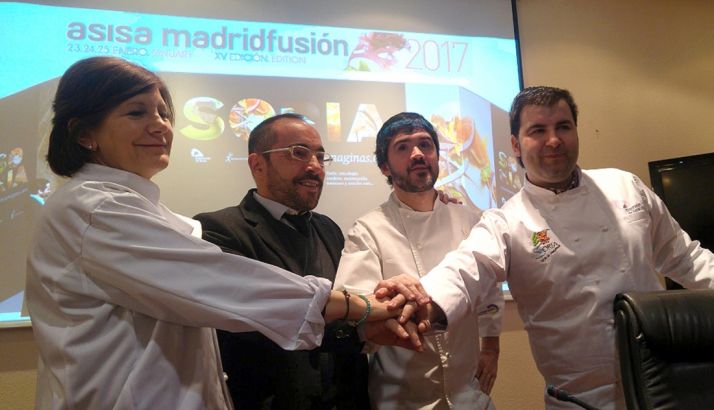 Melania Cascante, Luis Rey, Óscar García y Juan Carlos Benito. /M-Audiovisuales