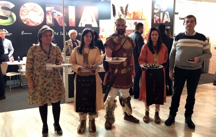 Presentación del menú celtíbero en la cita gastronómica madrileña. /Dip.