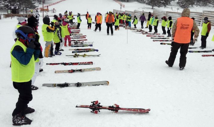 Escolares en Santa Inés. /Dip.