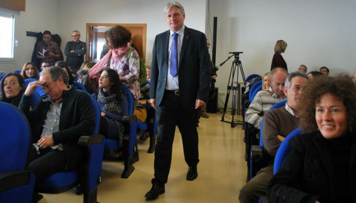 Joaquín García-Medall antes de tomar posesión de su cargo este martes. /SN
