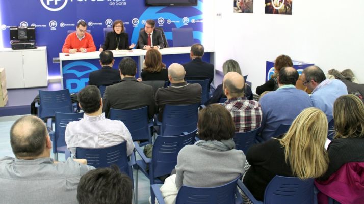 Reunión de los populares este viernes.