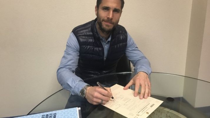 El jugador este lunes en Soria. /CDN